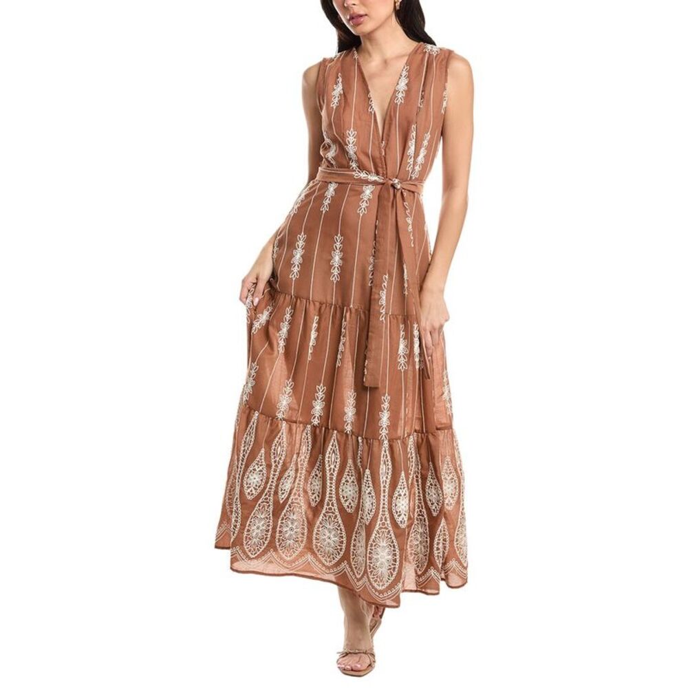 Jl Luxe Womens  Sleeveless Maxi Dress, Brown